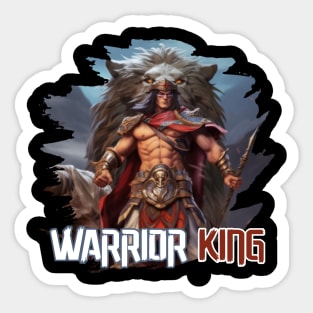 Warrior King Sticker